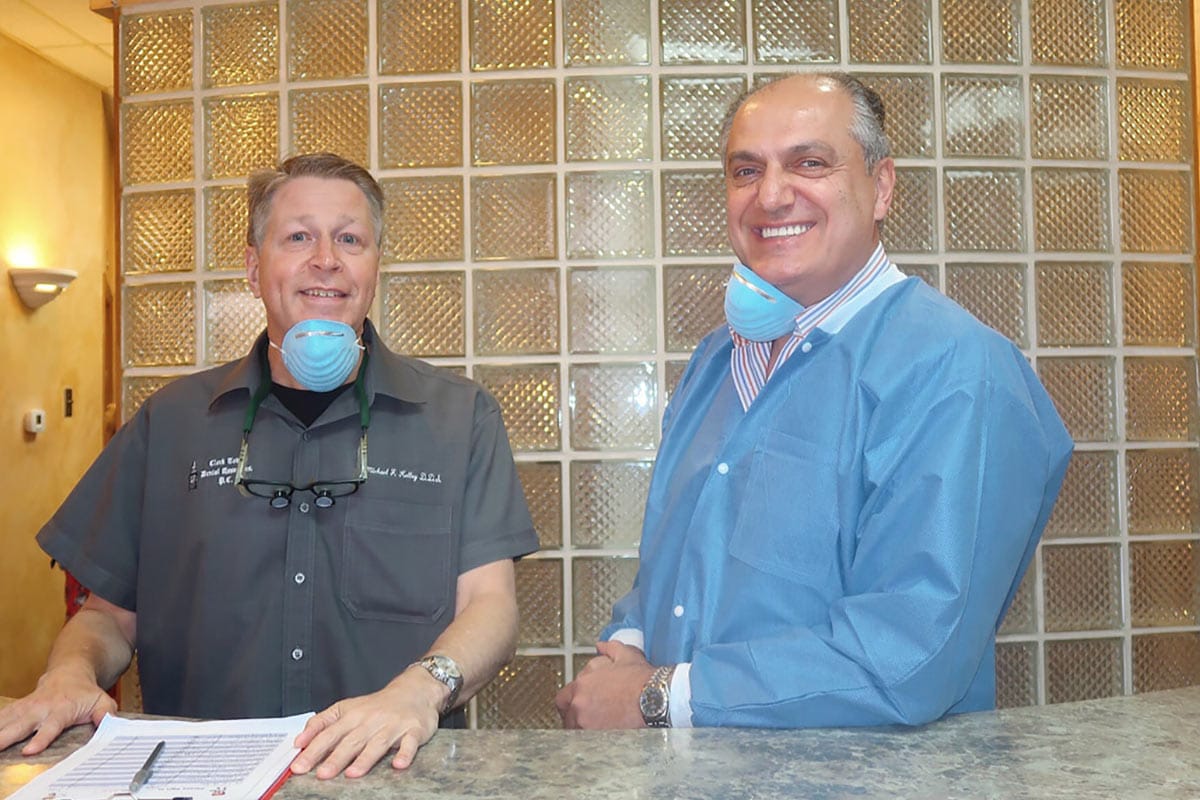 Top-rated dentists Michael F Kelley, DDS and Ramin Rayhan, DDS